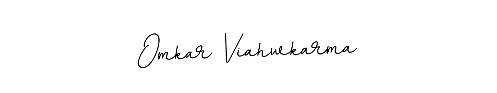 Create a beautiful signature design for name Omkar Viahwkarma. With this signature (BallpointsItalic-DORy9) fonts, you can make a handwritten signature for free. Omkar Viahwkarma signature style 11 images and pictures png