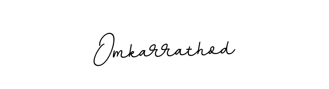 Omkarrathod stylish signature style. Best Handwritten Sign (BallpointsItalic-DORy9) for my name. Handwritten Signature Collection Ideas for my name Omkarrathod. Omkarrathod signature style 11 images and pictures png