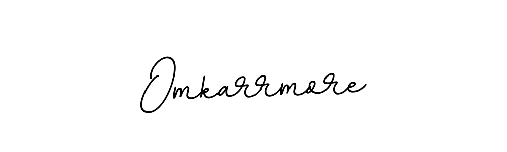 This is the best signature style for the Omkarrmore name. Also you like these signature font (BallpointsItalic-DORy9). Mix name signature. Omkarrmore signature style 11 images and pictures png