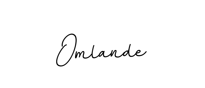 Create a beautiful signature design for name Omlande. With this signature (BallpointsItalic-DORy9) fonts, you can make a handwritten signature for free. Omlande signature style 11 images and pictures png