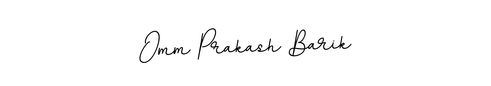 Make a beautiful signature design for name Omm Prakash Barik. With this signature (BallpointsItalic-DORy9) style, you can create a handwritten signature for free. Omm Prakash Barik signature style 11 images and pictures png