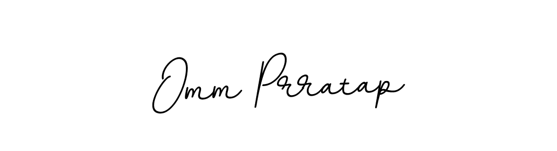 Make a beautiful signature design for name Omm Prratap. With this signature (BallpointsItalic-DORy9) style, you can create a handwritten signature for free. Omm Prratap signature style 11 images and pictures png