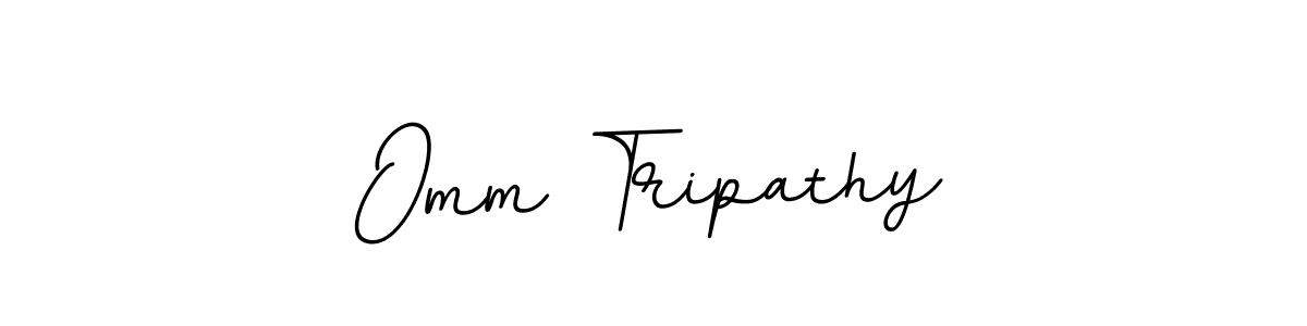 Design your own signature with our free online signature maker. With this signature software, you can create a handwritten (BallpointsItalic-DORy9) signature for name Omm Tripathy. Omm Tripathy signature style 11 images and pictures png