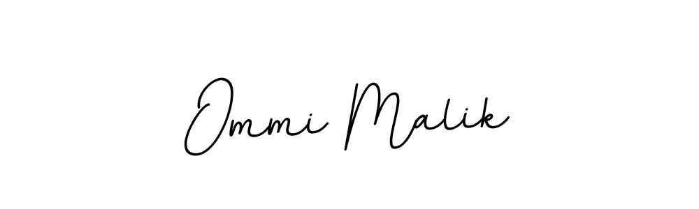 Ommi Malik stylish signature style. Best Handwritten Sign (BallpointsItalic-DORy9) for my name. Handwritten Signature Collection Ideas for my name Ommi Malik. Ommi Malik signature style 11 images and pictures png