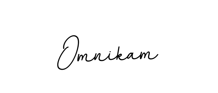 Design your own signature with our free online signature maker. With this signature software, you can create a handwritten (BallpointsItalic-DORy9) signature for name Omnikam. Omnikam signature style 11 images and pictures png