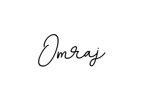 How to make Omraj name signature. Use BallpointsItalic-DORy9 style for creating short signs online. This is the latest handwritten sign. Omraj signature style 11 images and pictures png