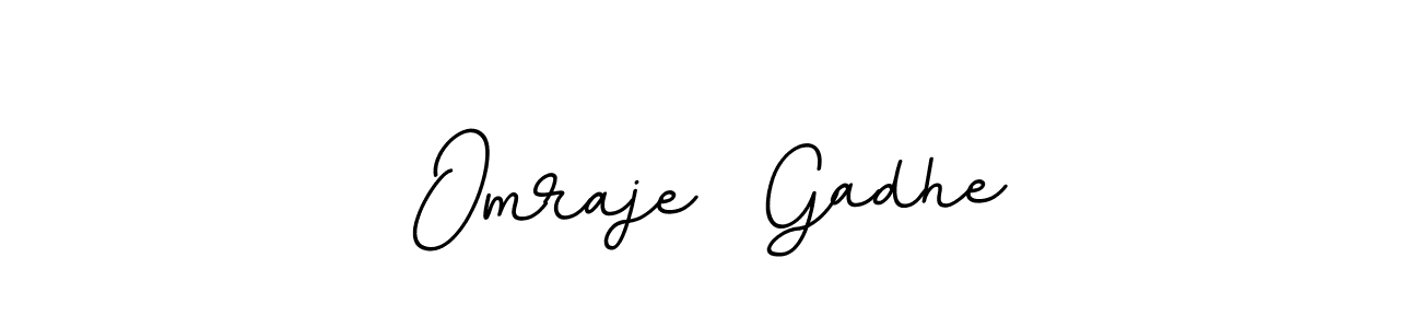 Also we have Omraje  Gadhe name is the best signature style. Create professional handwritten signature collection using BallpointsItalic-DORy9 autograph style. Omraje  Gadhe signature style 11 images and pictures png