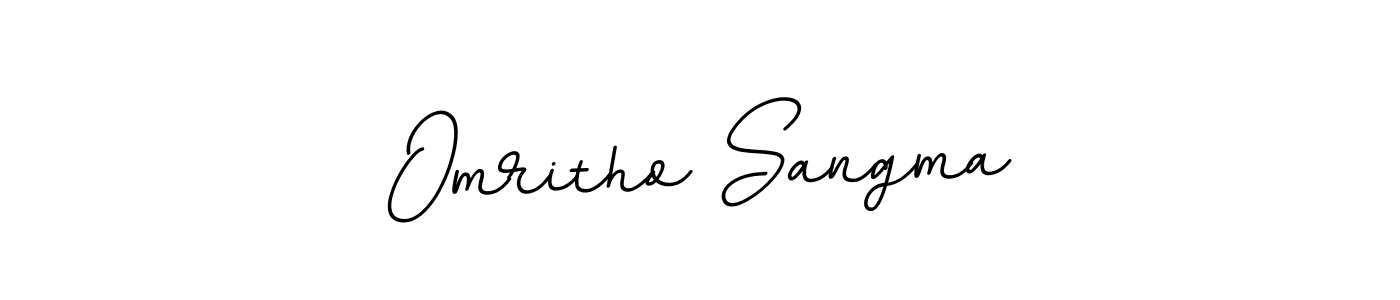 Make a beautiful signature design for name Omritho Sangma. With this signature (BallpointsItalic-DORy9) style, you can create a handwritten signature for free. Omritho Sangma signature style 11 images and pictures png