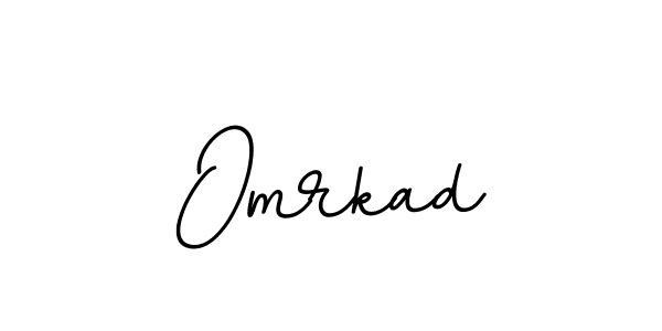 Make a beautiful signature design for name Omrkad. With this signature (BallpointsItalic-DORy9) style, you can create a handwritten signature for free. Omrkad signature style 11 images and pictures png