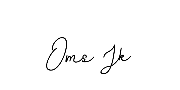 It looks lik you need a new signature style for name Oms Jk. Design unique handwritten (BallpointsItalic-DORy9) signature with our free signature maker in just a few clicks. Oms Jk signature style 11 images and pictures png