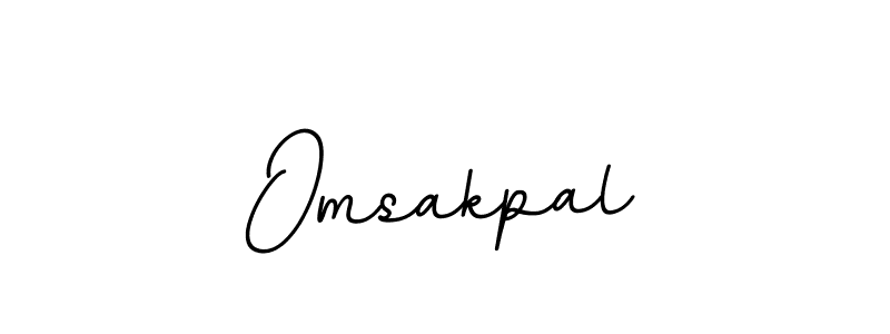Make a beautiful signature design for name Omsakpal. With this signature (BallpointsItalic-DORy9) style, you can create a handwritten signature for free. Omsakpal signature style 11 images and pictures png
