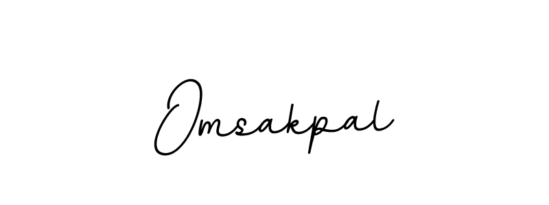 Make a beautiful signature design for name Omsakpal. With this signature (BallpointsItalic-DORy9) style, you can create a handwritten signature for free. Omsakpal signature style 11 images and pictures png