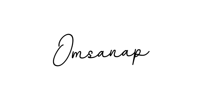 Design your own signature with our free online signature maker. With this signature software, you can create a handwritten (BallpointsItalic-DORy9) signature for name Omsanap. Omsanap signature style 11 images and pictures png