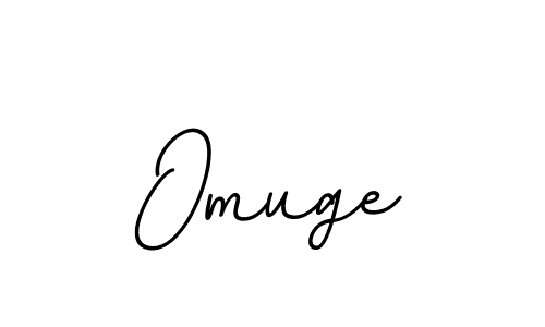 The best way (BallpointsItalic-DORy9) to make a short signature is to pick only two or three words in your name. The name Omuge include a total of six letters. For converting this name. Omuge signature style 11 images and pictures png