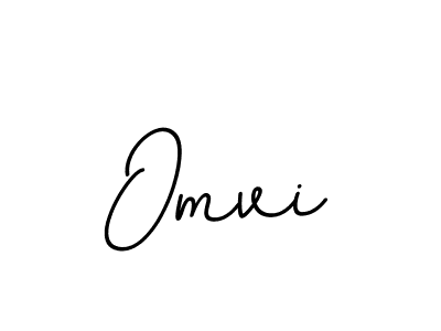 Design your own signature with our free online signature maker. With this signature software, you can create a handwritten (BallpointsItalic-DORy9) signature for name Omvi. Omvi signature style 11 images and pictures png