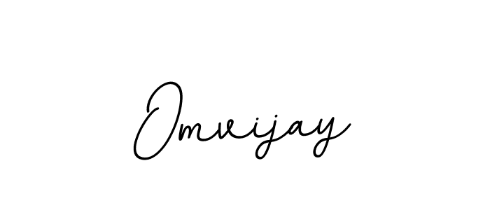 Design your own signature with our free online signature maker. With this signature software, you can create a handwritten (BallpointsItalic-DORy9) signature for name Omvijay. Omvijay signature style 11 images and pictures png