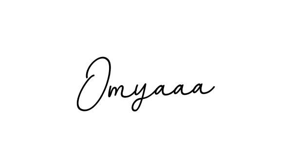 Use a signature maker to create a handwritten signature online. With this signature software, you can design (BallpointsItalic-DORy9) your own signature for name Omyaaa. Omyaaa signature style 11 images and pictures png