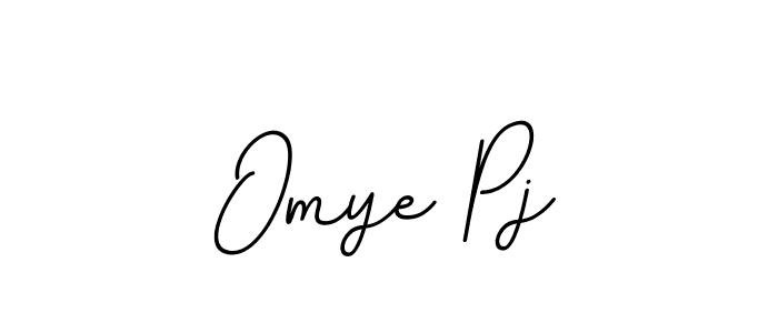 Omye Pj stylish signature style. Best Handwritten Sign (BallpointsItalic-DORy9) for my name. Handwritten Signature Collection Ideas for my name Omye Pj. Omye Pj signature style 11 images and pictures png