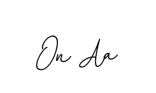 This is the best signature style for the On Aa name. Also you like these signature font (BallpointsItalic-DORy9). Mix name signature. On Aa signature style 11 images and pictures png