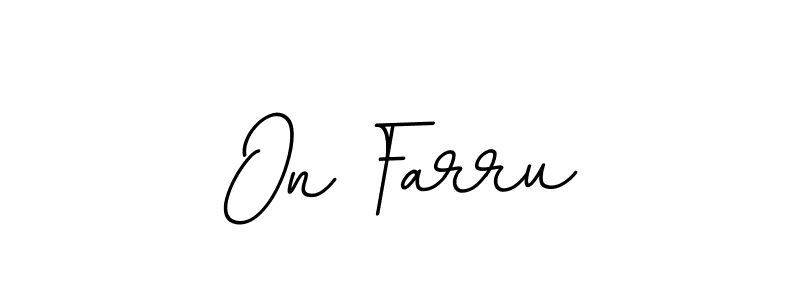 Also You can easily find your signature by using the search form. We will create On Farru name handwritten signature images for you free of cost using BallpointsItalic-DORy9 sign style. On Farru signature style 11 images and pictures png
