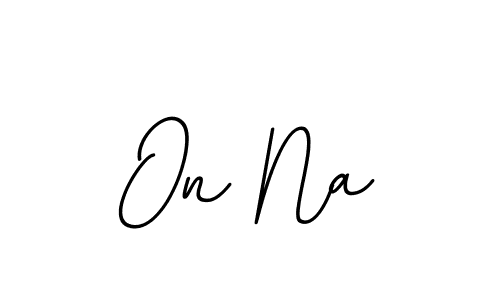 Design your own signature with our free online signature maker. With this signature software, you can create a handwritten (BallpointsItalic-DORy9) signature for name On Na. On Na signature style 11 images and pictures png