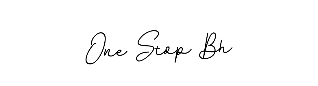 You should practise on your own different ways (BallpointsItalic-DORy9) to write your name (One Stop Bh) in signature. don't let someone else do it for you. One Stop Bh signature style 11 images and pictures png