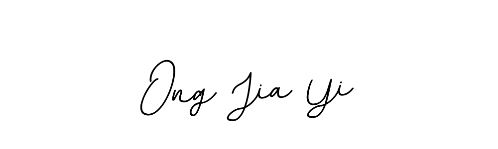 Ong Jia Yi stylish signature style. Best Handwritten Sign (BallpointsItalic-DORy9) for my name. Handwritten Signature Collection Ideas for my name Ong Jia Yi. Ong Jia Yi signature style 11 images and pictures png