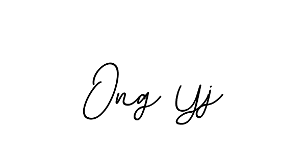 Use a signature maker to create a handwritten signature online. With this signature software, you can design (BallpointsItalic-DORy9) your own signature for name Ong Yj. Ong Yj signature style 11 images and pictures png