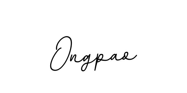 You should practise on your own different ways (BallpointsItalic-DORy9) to write your name (Ongpao) in signature. don't let someone else do it for you. Ongpao signature style 11 images and pictures png