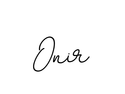 The best way (BallpointsItalic-DORy9) to make a short signature is to pick only two or three words in your name. The name Onir include a total of six letters. For converting this name. Onir signature style 11 images and pictures png