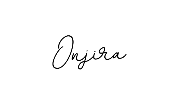 Create a beautiful signature design for name Onjira. With this signature (BallpointsItalic-DORy9) fonts, you can make a handwritten signature for free. Onjira signature style 11 images and pictures png