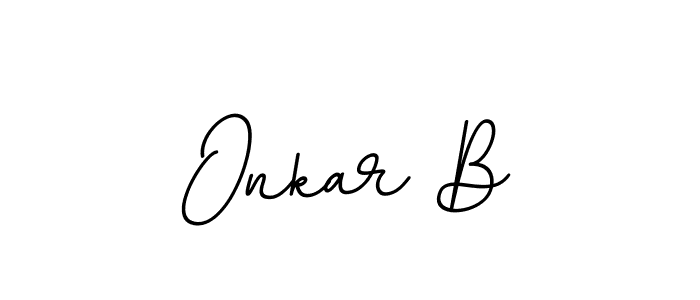 Similarly BallpointsItalic-DORy9 is the best handwritten signature design. Signature creator online .You can use it as an online autograph creator for name Onkar B. Onkar B signature style 11 images and pictures png