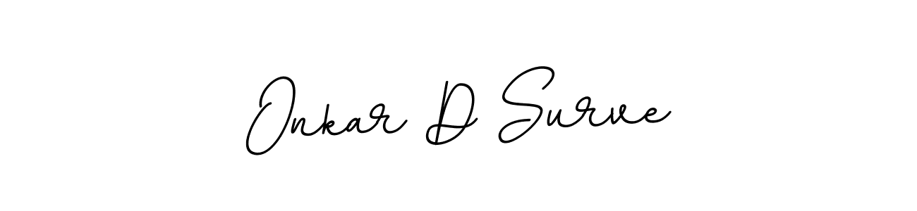 Use a signature maker to create a handwritten signature online. With this signature software, you can design (BallpointsItalic-DORy9) your own signature for name Onkar D Surve. Onkar D Surve signature style 11 images and pictures png