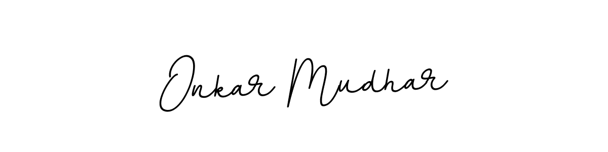 Create a beautiful signature design for name Onkar Mudhar. With this signature (BallpointsItalic-DORy9) fonts, you can make a handwritten signature for free. Onkar Mudhar signature style 11 images and pictures png