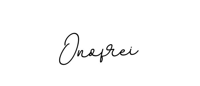 This is the best signature style for the Onofrei name. Also you like these signature font (BallpointsItalic-DORy9). Mix name signature. Onofrei signature style 11 images and pictures png