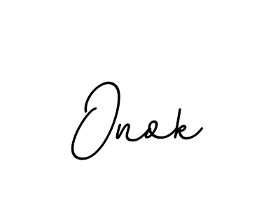 Create a beautiful signature design for name Onok. With this signature (BallpointsItalic-DORy9) fonts, you can make a handwritten signature for free. Onok signature style 11 images and pictures png