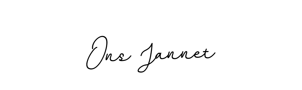 Also You can easily find your signature by using the search form. We will create Ons Jannet name handwritten signature images for you free of cost using BallpointsItalic-DORy9 sign style. Ons Jannet signature style 11 images and pictures png
