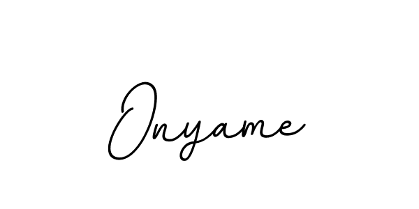 Create a beautiful signature design for name Onyame. With this signature (BallpointsItalic-DORy9) fonts, you can make a handwritten signature for free. Onyame signature style 11 images and pictures png