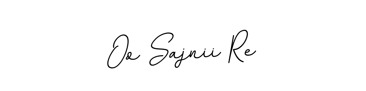 Create a beautiful signature design for name Oo Sajnii Re. With this signature (BallpointsItalic-DORy9) fonts, you can make a handwritten signature for free. Oo Sajnii Re signature style 11 images and pictures png