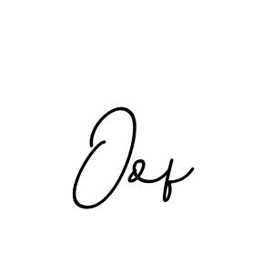 Design your own signature with our free online signature maker. With this signature software, you can create a handwritten (BallpointsItalic-DORy9) signature for name Oof. Oof signature style 11 images and pictures png
