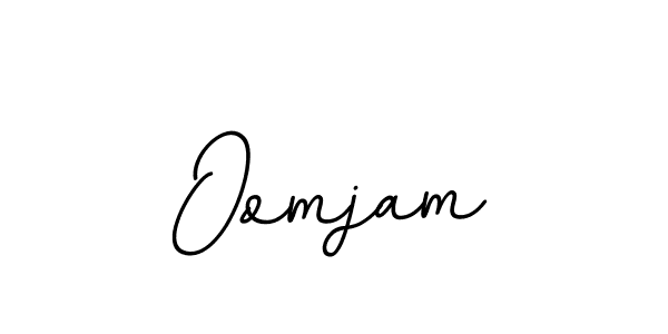 Use a signature maker to create a handwritten signature online. With this signature software, you can design (BallpointsItalic-DORy9) your own signature for name Oomjam. Oomjam signature style 11 images and pictures png