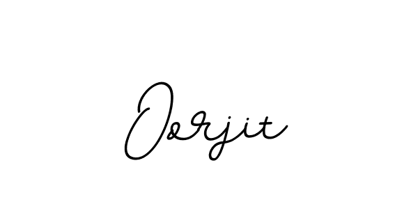 Oorjit stylish signature style. Best Handwritten Sign (BallpointsItalic-DORy9) for my name. Handwritten Signature Collection Ideas for my name Oorjit. Oorjit signature style 11 images and pictures png