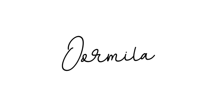 Design your own signature with our free online signature maker. With this signature software, you can create a handwritten (BallpointsItalic-DORy9) signature for name Oormila. Oormila signature style 11 images and pictures png