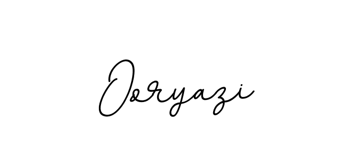 Use a signature maker to create a handwritten signature online. With this signature software, you can design (BallpointsItalic-DORy9) your own signature for name Ooryazi. Ooryazi signature style 11 images and pictures png