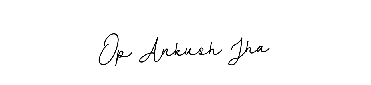 Design your own signature with our free online signature maker. With this signature software, you can create a handwritten (BallpointsItalic-DORy9) signature for name Op Ankush Jha. Op Ankush Jha signature style 11 images and pictures png