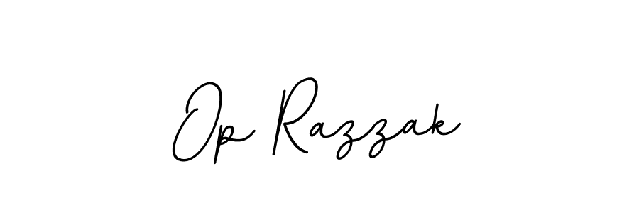 Design your own signature with our free online signature maker. With this signature software, you can create a handwritten (BallpointsItalic-DORy9) signature for name Op Razzak. Op Razzak signature style 11 images and pictures png