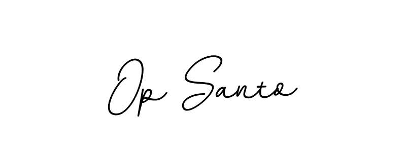 BallpointsItalic-DORy9 is a professional signature style that is perfect for those who want to add a touch of class to their signature. It is also a great choice for those who want to make their signature more unique. Get Op Santo name to fancy signature for free. Op Santo signature style 11 images and pictures png