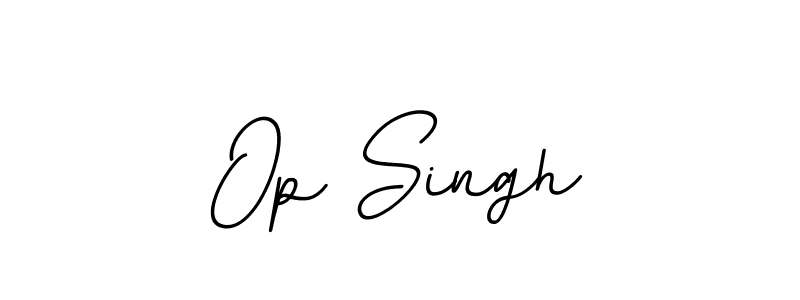 Create a beautiful signature design for name Op Singh. With this signature (BallpointsItalic-DORy9) fonts, you can make a handwritten signature for free. Op Singh signature style 11 images and pictures png