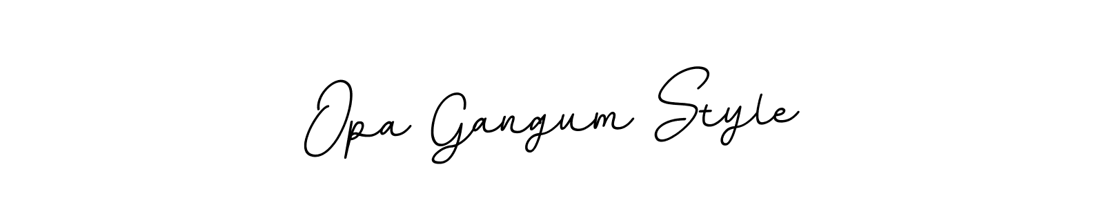 It looks lik you need a new signature style for name Opa Gangum Style. Design unique handwritten (BallpointsItalic-DORy9) signature with our free signature maker in just a few clicks. Opa Gangum Style signature style 11 images and pictures png