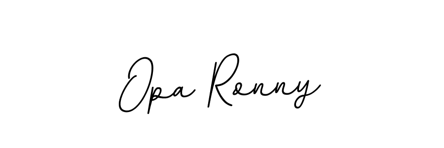 Design your own signature with our free online signature maker. With this signature software, you can create a handwritten (BallpointsItalic-DORy9) signature for name Opa Ronny. Opa Ronny signature style 11 images and pictures png